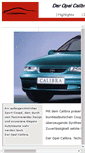 Mobile Screenshot of opel-calibra.info