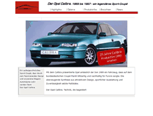 Tablet Screenshot of opel-calibra.info